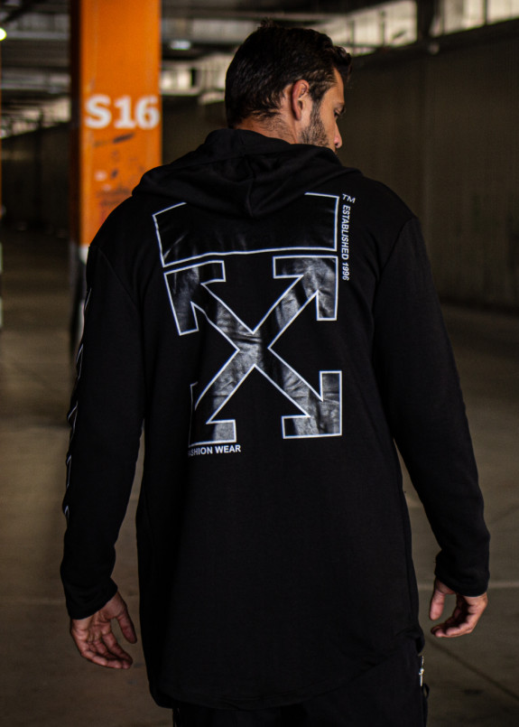 Мантия с уличной разметкой на рукавах и спине MFStore Изображение Мантия с уличной разметкой на рукавах и спине MFStore