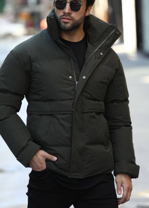 Изображение Дутая мужская куртка хаки MFStore