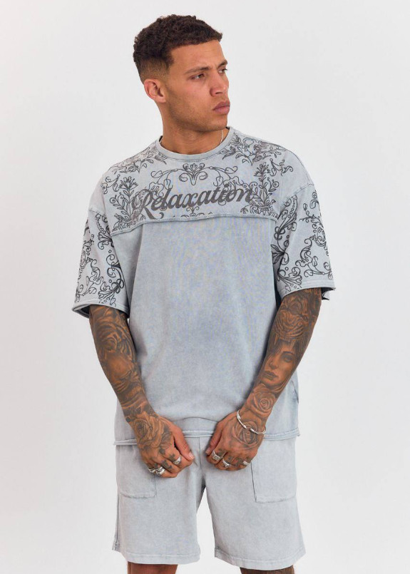 Костюм вільного крою виварений relaxation сірий світлий MFStore Изображение Костюм вільного крою виварений relaxation сірий світлий MFStore