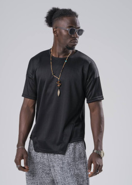 Дизайнерська футболка вільного крою чорна MFStore Изображение Дизайнерська футболка вільного крою чорна MFStore