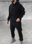 Костюм оверсайз базовий на флісі чорний MFStore Изображение Костюм оверсайз базовий на флісі чорний MFStore