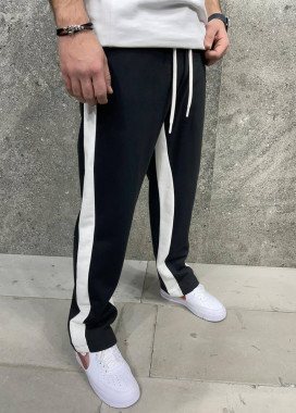 Брюки спортивні з білими вставками MFStore Изображение Брюки спортивні з білими вставками MFStore