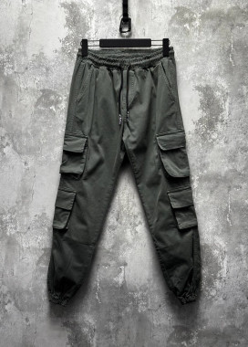 Джогери карго із накладними карманами хакі MFStore Изображение Джогери карго із накладними карманами хакі MFStore