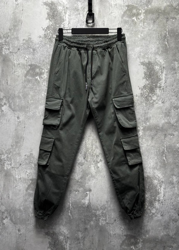 Джогери карго із накладними карманами хакі MFStore Изображение Джогери карго із накладними карманами хакі MFStore