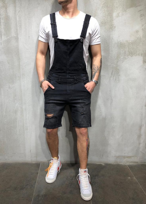 Комбинезон шортами черный MFStore Изображение Комбинезон шортами черный MFStore