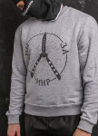 Свитшот мужской серый ТУР Мы за мир Tur streetwear Изображение Свитшот мужской серый ТУР Мы за мир Tur streetwear