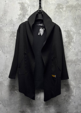 Кардиган дизайнерський з капюшоном і накладними карманами MFStore Изображение Кардиган дизайнерський з капюшоном і накладними карманами MFStore