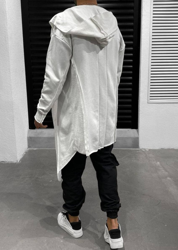 Асимметричная дизайнерская мантия с крестом на спине белая MFStore Изображение Асимметричная дизайнерская мантия с крестом на спине белая MFStore