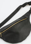 Поясная сумка банан Mat Black Big Изображение Поясная сумка банан Mat Black Big