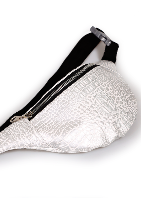 Серебряная сумка на пояс Изображение Серебряная сумка на пояс