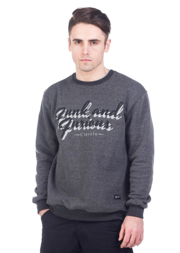 Свитшот серый Classic Funk and Furious Изображение Свитшот серый Classic Funk and Furious