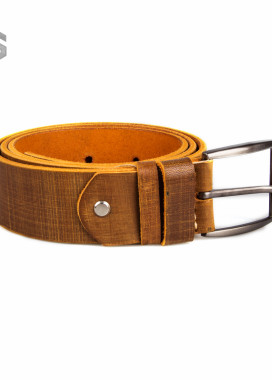 Ремень рыжий кожаный Gonzo Изображение Ремень рыжий кожаный Gonzo