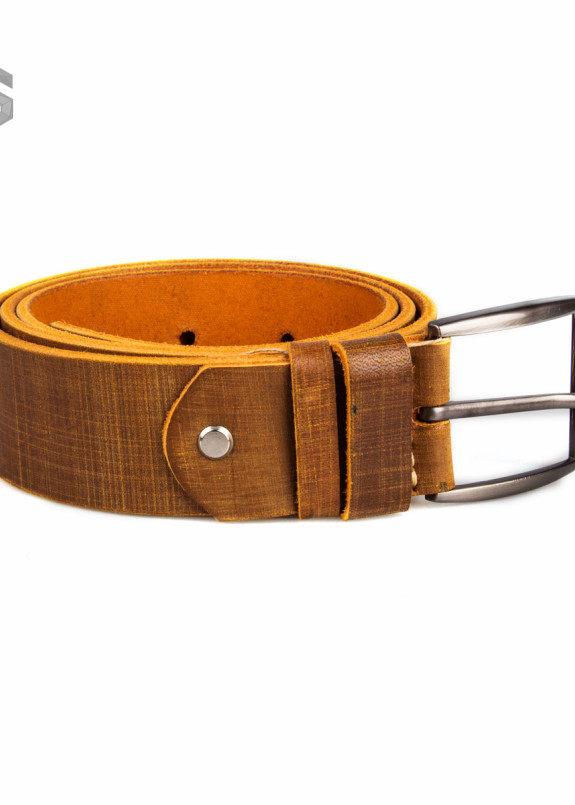 Ремень рыжий кожаный Gonzo Изображение Ремень рыжий кожаный Gonzo