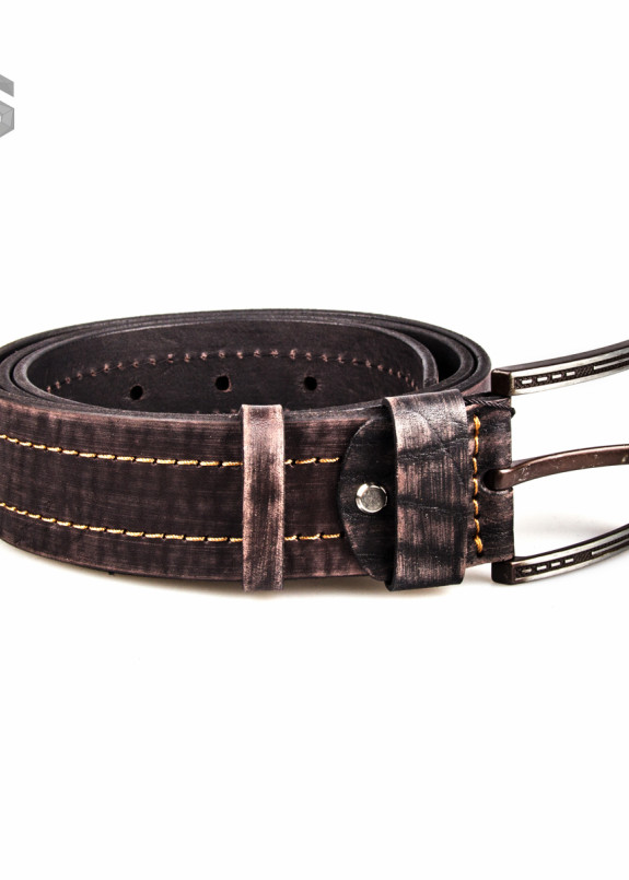 Ремень кожаный коричневый Gonzo Изображение Ремень кожаный коричневый Gonzo