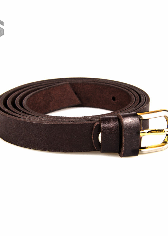 Ремень темно-коричневый с пряжкой Gonzo Изображение Ремень темно-коричневый с пряжкой Gonzo