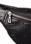 Сумка на пояс Black Crocodile Mari Mir Изображение Сумка на пояс Black Crocodile Mari Mir