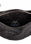 Сумка на пояс Black Crocodile Mari Mir Изображение Сумка на пояс Black Crocodile Mari Mir