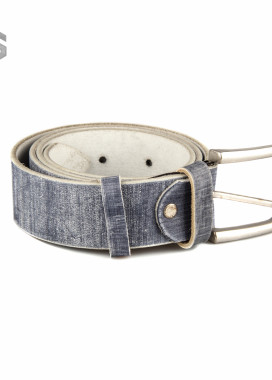 Ремень кожаный серый Gonzo Изображение Ремень кожаный серый Gonzo