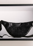 Сумка на пояс глянцевая черная Скат Mari Mir Изображение Сумка на пояс глянцевая черная Скат Mari Mir