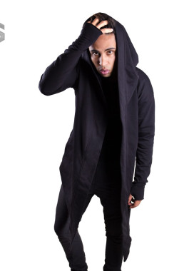 Мантия черная с асимметричным низом MFS Изображение Мантия черная с асимметричным низом MFS