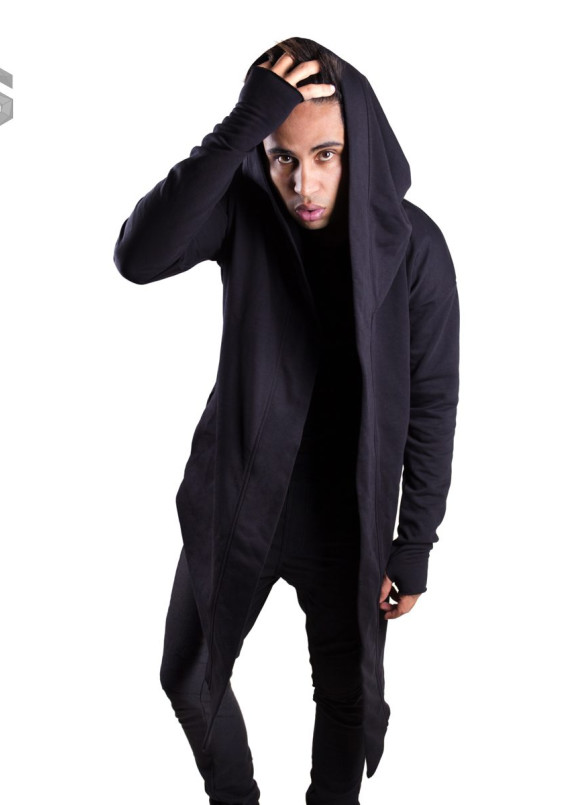 Мантия черная с асимметричным низом MFS Изображение Мантия черная с асимметричным низом MFS