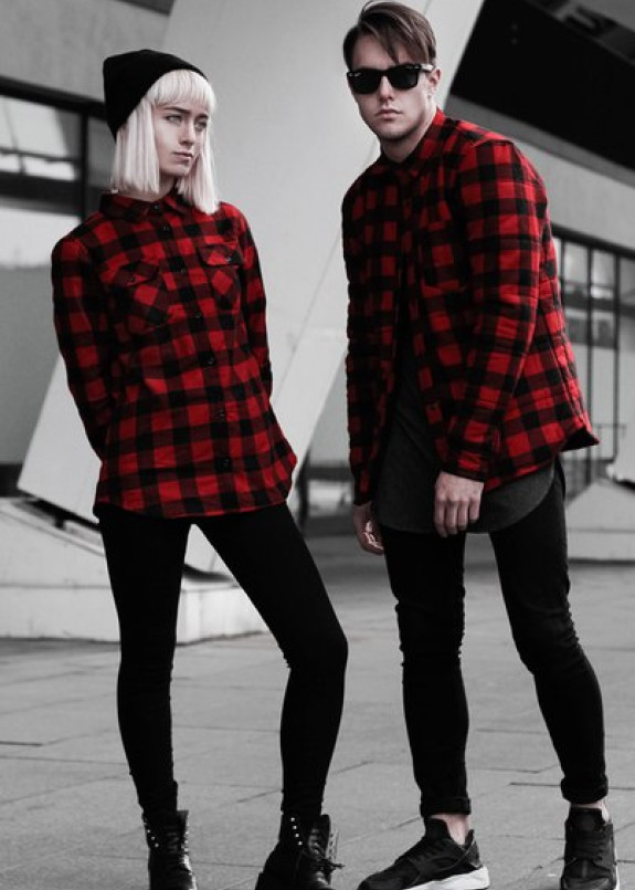 Рубашка красно-черная в клетку BlackWood Изображение Рубашка красно-черная в клетку BlackWood