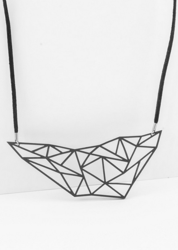 Подвеска черная асимметричные треугольники Nebula7 Изображение Подвеска черная асимметричные треугольники Nebula7