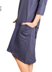 Изображение Платье серое с молниями на плечах и карманах Lut