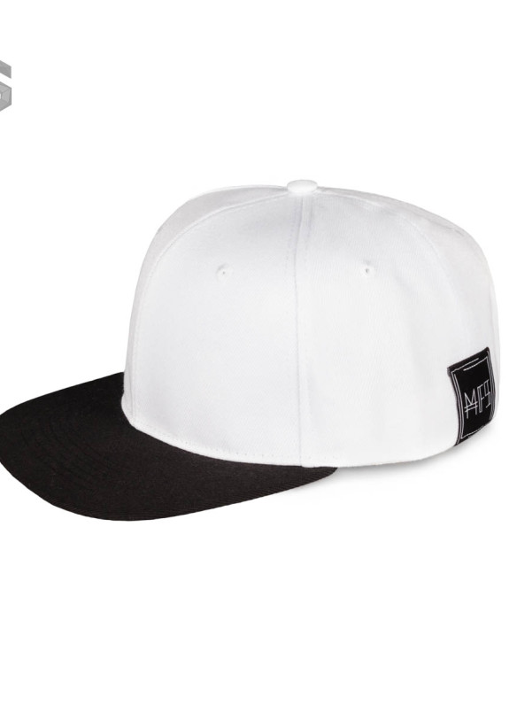 Кепка коттон белая с черным MFS Изображение Кепка коттон белая с черным MFS