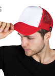 Кепка сетка бело-красная MFS Изображение Кепка сетка бело-красная MFS