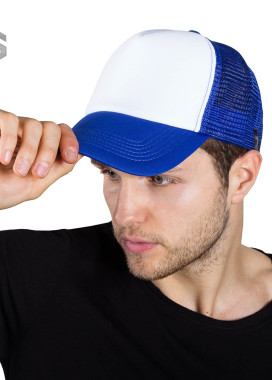Кепка сетка бело-синяя MFS Изображение Кепка сетка бело-синяя MFS