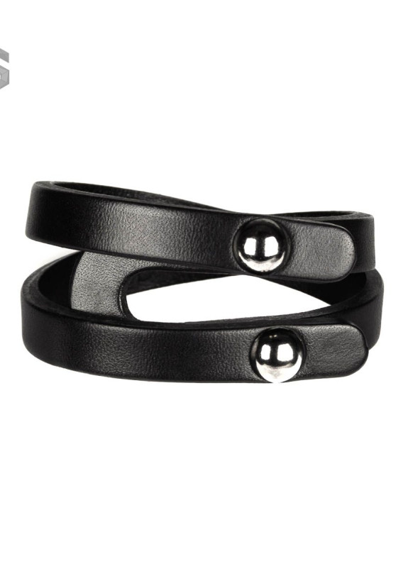 Браслет в два оборота черный Tvir Изображение Браслет в два оборота черный Tvir