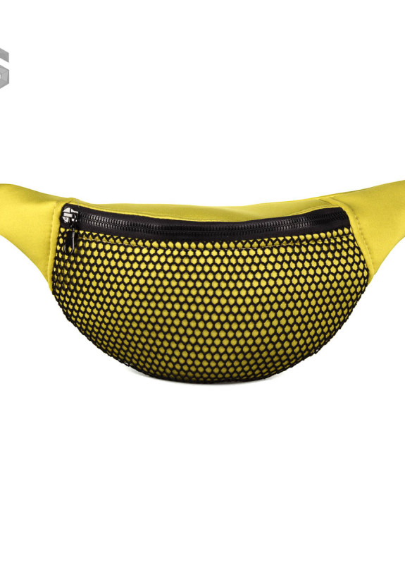 Сумка на пояс неопрен с сеткой зеленая Mari Mir Изображение Сумка на пояс неопрен с сеткой зеленая Mari Mir