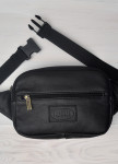 Сумка на пояс прямоугольная c логотипом черная Kogut Изображение Сумка на пояс прямоугольная c логотипом черная Kogut