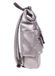 Изображение Рюкзак женский серебряного цвета Z-roll Leather ZORKO