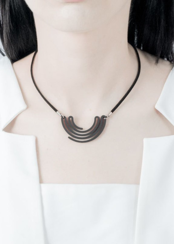 Подвеска полукруги черная Nebula7 Изображение Подвеска полукруги черная Nebula7