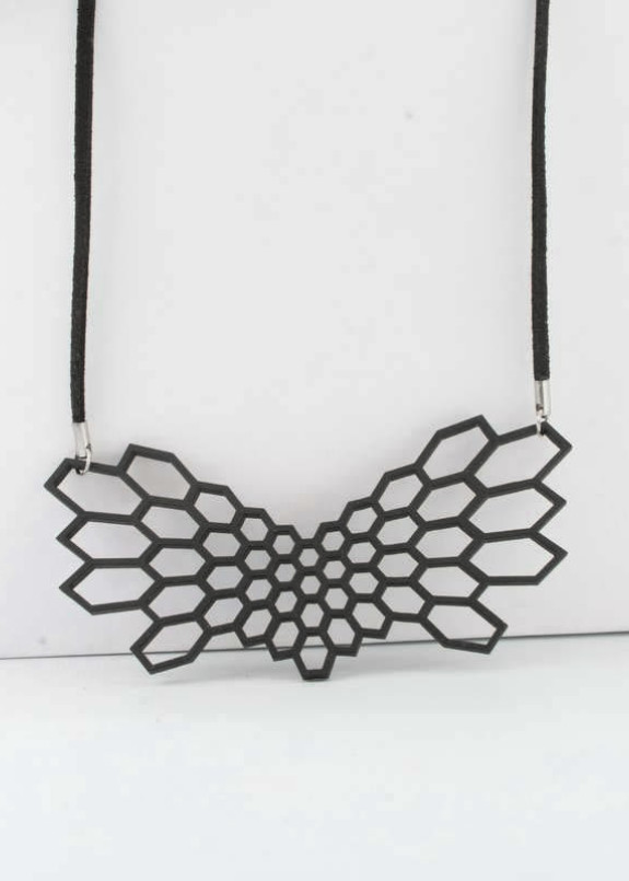 Подвеска соты абстракция черная Nebula7 Изображение Подвеска соты абстракция черная Nebula7