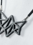 Подвеска треугольники маленькие черная Nebula7 Изображение Подвеска треугольники маленькие черная Nebula7
