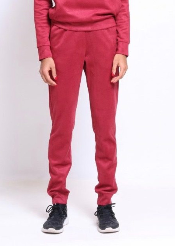 Штаны женские замшевые бордовые Roussin Изображение Штаны женские замшевые бордовые Roussin