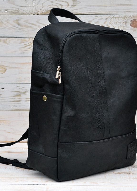 Рюкзак мужской кожаный черный Kogut Изображение Рюкзак мужской кожаный черный Kogut