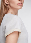 Футболка женская серая GLAM Marani Изображение Футболка женская серая GLAM Marani