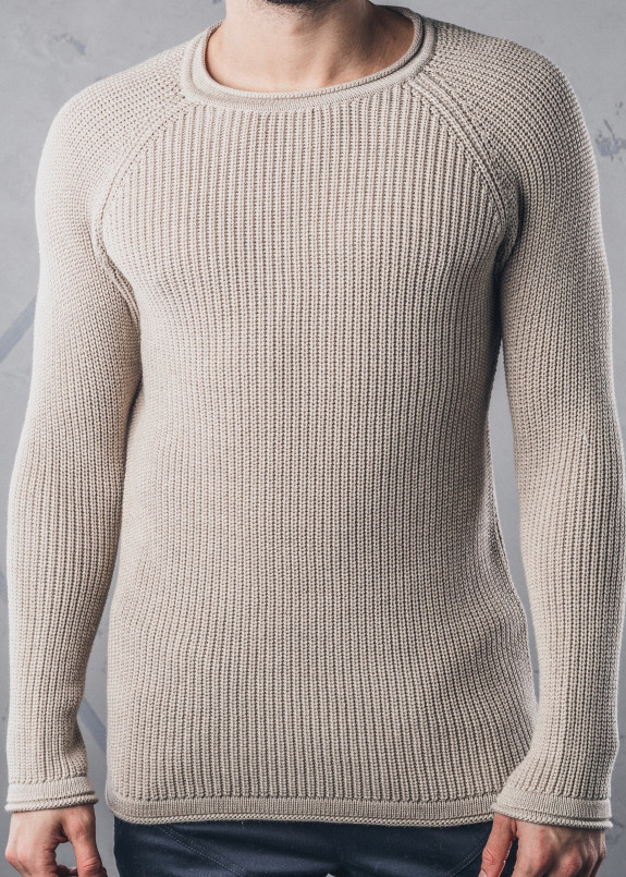 Свитер без горла бежевый MFStore Изображение Свитер без горла бежевый MFStore