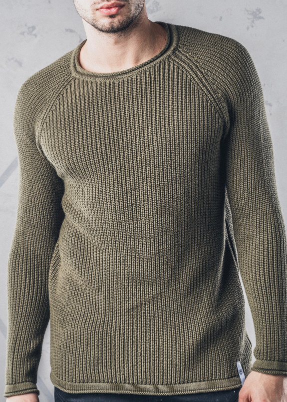 Свитер без горла зеленый MFStore Изображение Свитер без горла зеленый MFStore