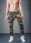 Джинсы камуфляж с жатыми штанинами зеленые MFStore Изображение Джинсы камуфляж с жатыми штанинами зеленые MFStore