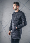 Пальто мужское утепленное черное MFStore Изображение Пальто мужское утепленное черное MFStore