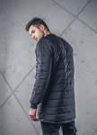 Изображение Пальто мужское утепленное черное MFStore