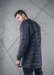 Пальто мужское утепленное черное MFStore Изображение Пальто мужское утепленное черное MFStore