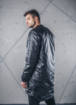 Пальто мужское с молниями и пропиткой черное MFS BRAND Изображение Пальто мужское с молниями и пропиткой черное MFS BRAND