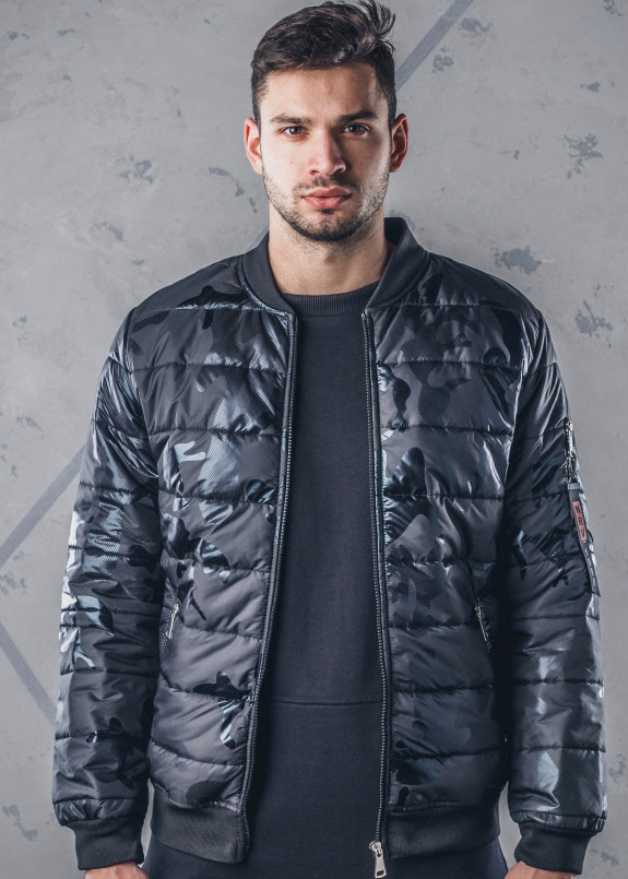 Бомбер милитари черный MFStore Изображение Бомбер милитари черный MFStore