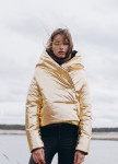 Изображение Куртка женская золотого цвета GOLD HUMAN Marani